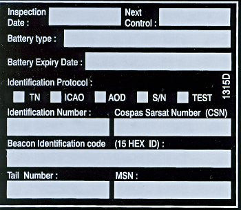 LABEL/ELT IDENTIFICATION